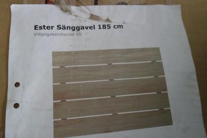 vitpigmenterad ek 185 cm