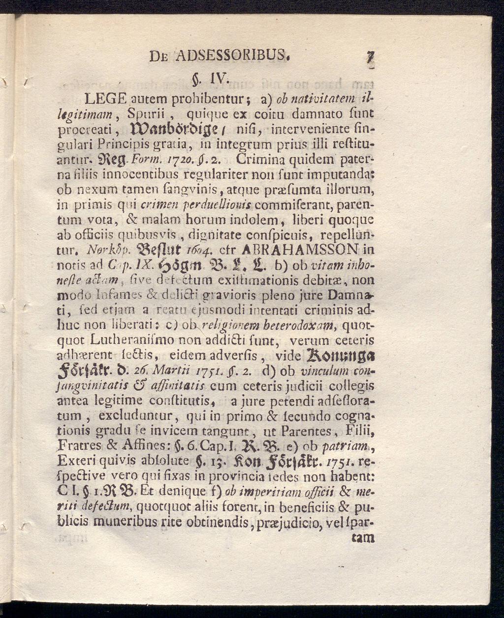 de adsessoribus, δ. iv.