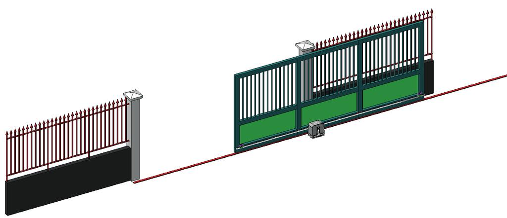 För manuellt grinden till öppet läge. Lämna ett utrymme på 40 mm från det mekaniska GND ändlägesstoppet (se Fig. 17). OPEN B / CLOSE 3.