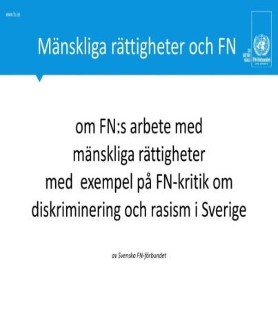 Undermedvetna fördomar Kontakthypotesen mötet - görandet - medskapande Att vara