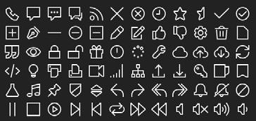 39 Illustrationsmanér Ikoner Ikoner till appar och program bör utformas i form av en LiU-logotyp eller en relevant symbol på en färgplatta i en av LiU:s primärfärger.