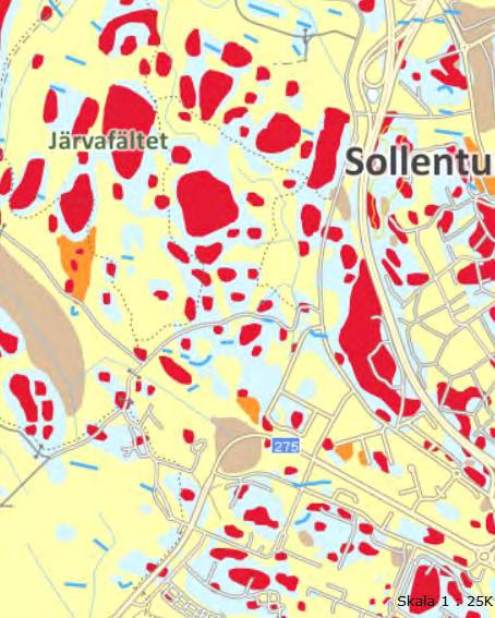 1 Inledning Förbifart Stockholm passerar Järvafältet i en ca 1,8 km lång tunnel från Hästa klack fram till en ny trafikplats vid Akalla i höjd med Hanstavägen.