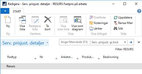 Exempel på fastpris