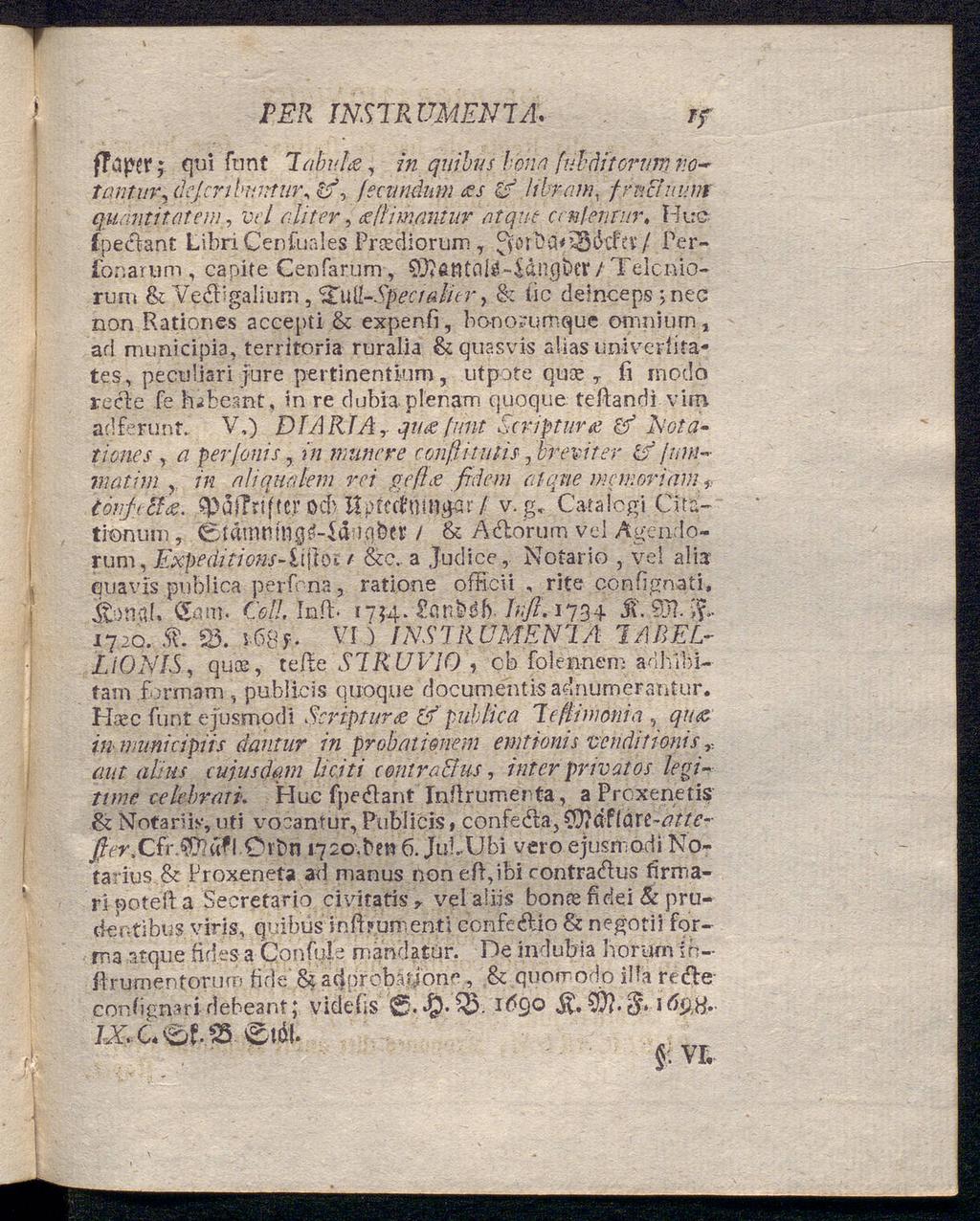 PER INSTRUMENTA* ffapw f qui funt Tabv.Lc, in quibus bona fubditon/m v.