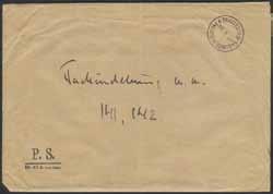 Air mail cover to Red Cross in Switzerland, cancelled Stockholm 21.11.45, and Granskad av militärmyndighet in red. Deported to the USSR.