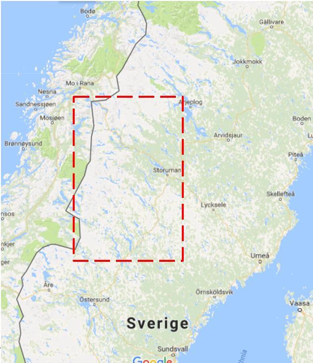 Studie om driftsäkerhet* på landsbygden 2017 Representativt område i Sverige: