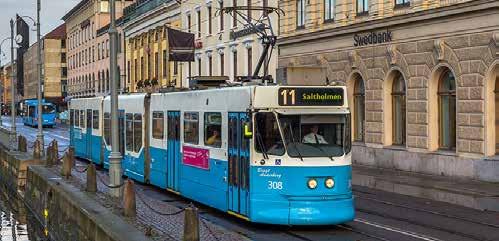 Västtrafik fordon Färger och
