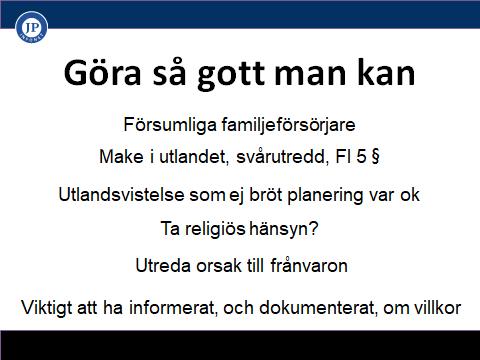 Försumliga familjeförsörjare Makars försörjningsplikt gentemot varandra går före rätten till ekonomiskt bistånd, RÅ 1995 ref. 79.