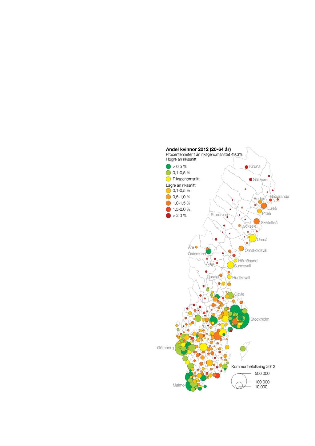 näringsliv, har ytstora och glesa länder ett produktionshandikapp. De senaste årtiondenas snabba regionförstoring i Sverige kan ses som ett försök att överbrygga bristen på stora regioner.
