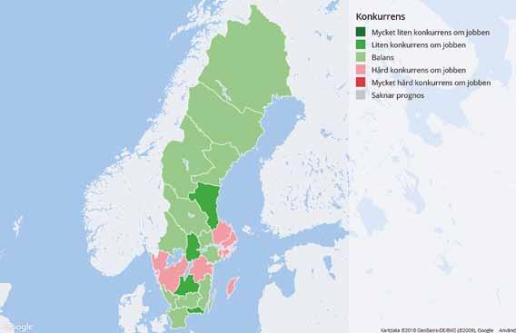 ARBETSMARKNAD Arbetsförmedlingen bedömer att hudterapeuter möter en arbetsmarknad i balans det närmaste året. Det finns dock vissa regionala skillnader.