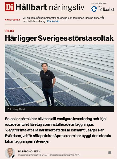 Ökat fastighetsvärde Räkneexempel 50 kw solcellsanläggning Vasakronan i artikeln Investering 600 000 kr 12 000 kr/kw Driftnetto -45 000 kr 1 kr/kwh