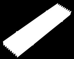 Material och ytbehandling Gallret är utfört av strängpressade aluminiumprofiler och är anodiserat/eloxerat.