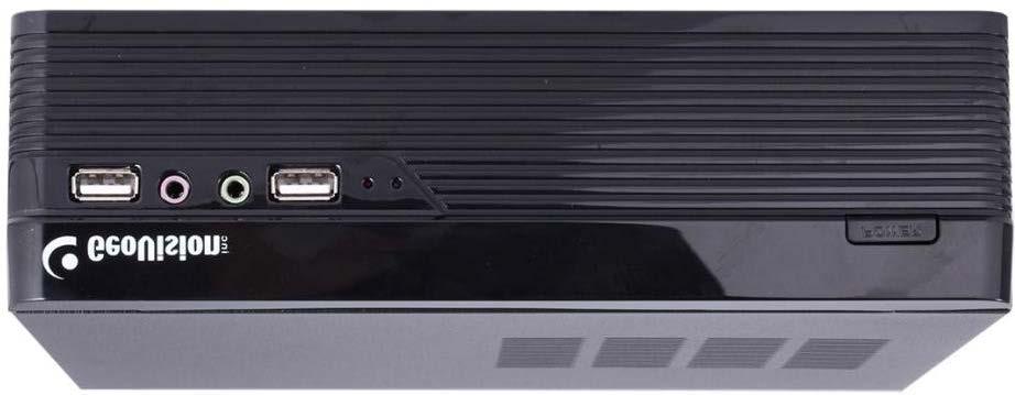 1 Introduction 1.6.1.2 GV-SNVR0400F 1 2 3 1 4 5 6 Figure 1-2 No. Name Function 1 USB 2.0 Port Connects to a keyboard, mouse, USB flash drive or GV-Joystick V2. 2 Audio In Not functional.