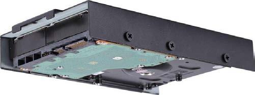 Secure the hard drive with the drive