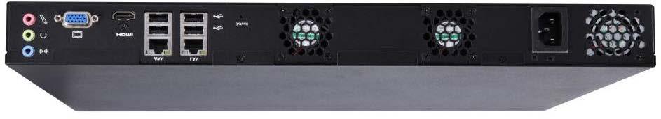 4 2 1 3 5 GV-SNVR1600 Figure 2-17 1. Connect the GV-SNVR to power. 2. Connect the GV-SNVR to the LAN port using the Ethernet cable. 3. Connect a speaker to the Audio Line Out port. 4.