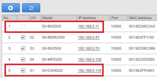 2 Getting Started 2.3.4 Changing Camera IP Address and Assigning Channels On the Camera page, you can change the IP address of the connected cameras by clicking on the IP address.