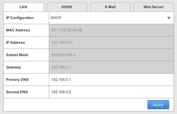 3.3 Network The Network section includes basic network configurations that enable the GV-SNVR to be connected to the network.
