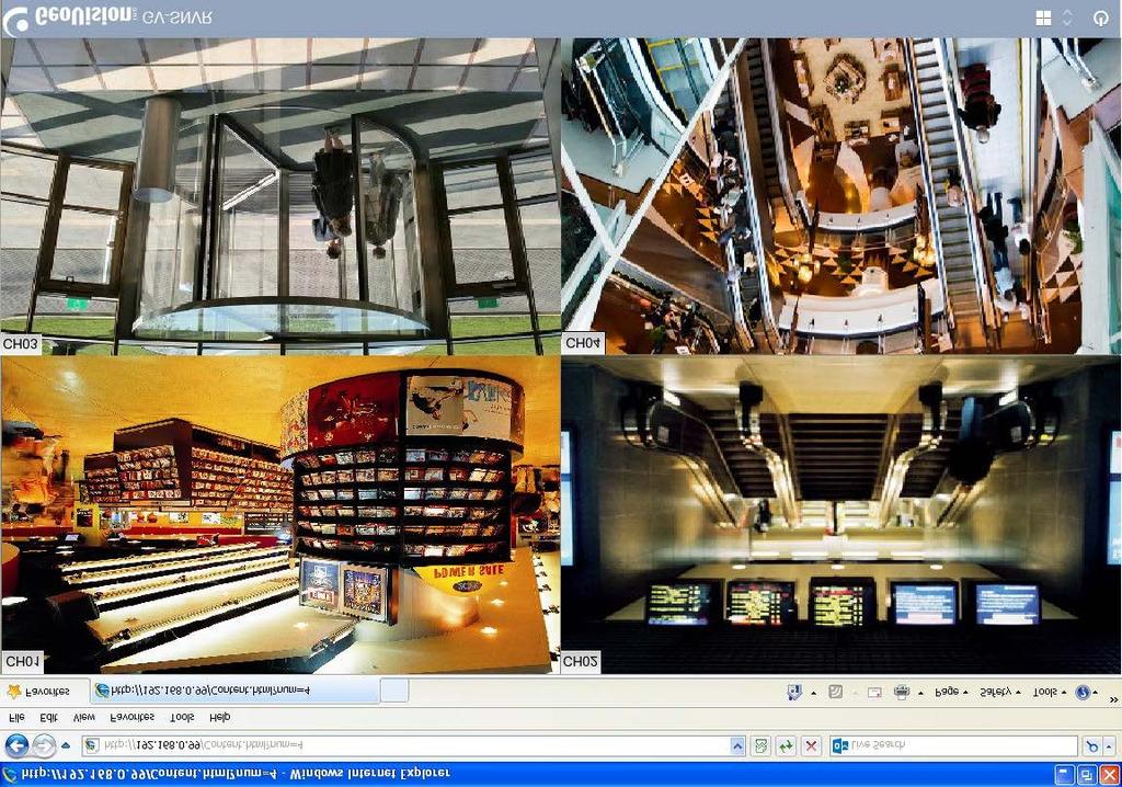 5.1.1 Live View Screen After successfully logging in the Web interface, you can access the live