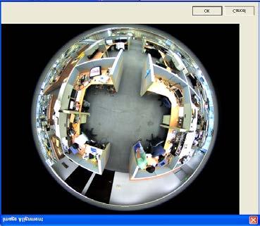 5.1.6 Fisheye View Only for GV-SNVR0411 connecting GeoVision IP Fisheye camera, a fisheye camera allows you to cover all angles of a location with just one fisheye camera.