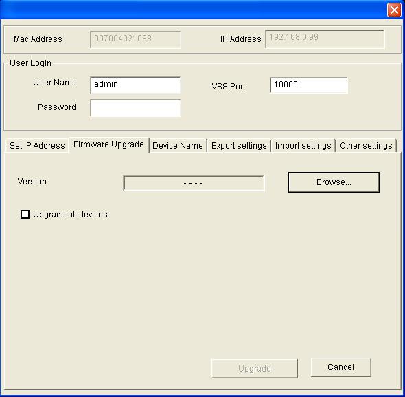 Note the computer used to upgrade firmware must be under the same LAN with the GV-SNVR. 1.