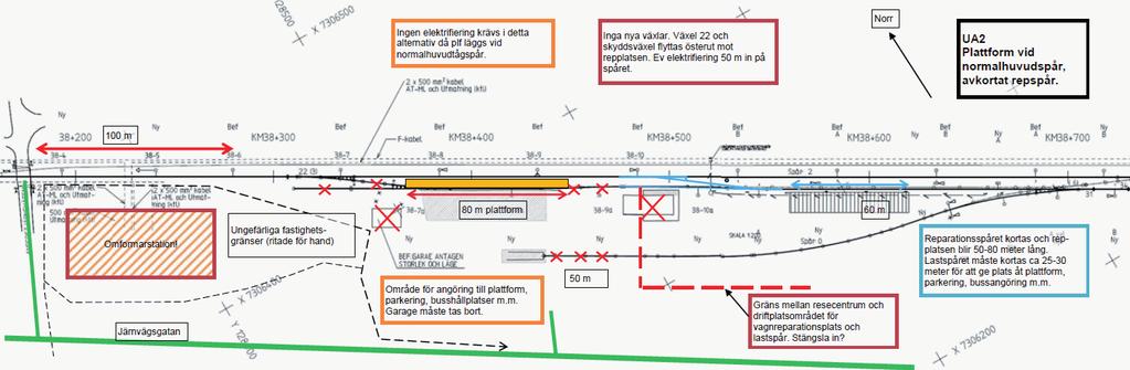 Inom kommun blir de akuell med reecenrum i och hållpla i Morjärv. Trafikverke anvarar i Morjärv för a påre närma befinlig aion elekrifiera och använd vilke kräver ny perrong och plaform med väderkydd.