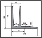 kn Material Aluminium Ytfinish natureloxerad E6/EV1 BO 5215215 BO