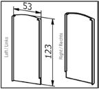 gipsskiva Täcklister måste monteras på plats Längd (L) 2500 mm För BO 5215215, BO 5215228, BO 5215233, BO 5215268 Förpackning 1 styck BO 5215225 BO