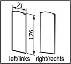 10 styck BO 5215245 Övre täckning inv.