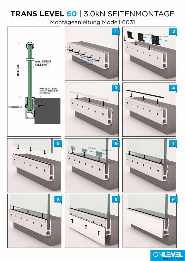 Bohle EasyMount Side FIX 2,0 kn sidomontage För ytterligare