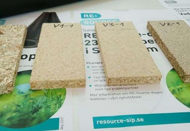 38 Kontakt har även tagits med en producent som arbetar med att ta fram en fossilfri akustikplatta. Framåt: RISE IVF skickar materialprover som kan användas i projektets showroom.