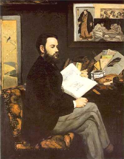 EMILE ZOLA ( 1841-1904) faux Han föddes i Caen den 12 :e juni 1841. När han är ung bor han i Aix-les-Bains och han lär känna Victor Cézanne, skulptören.