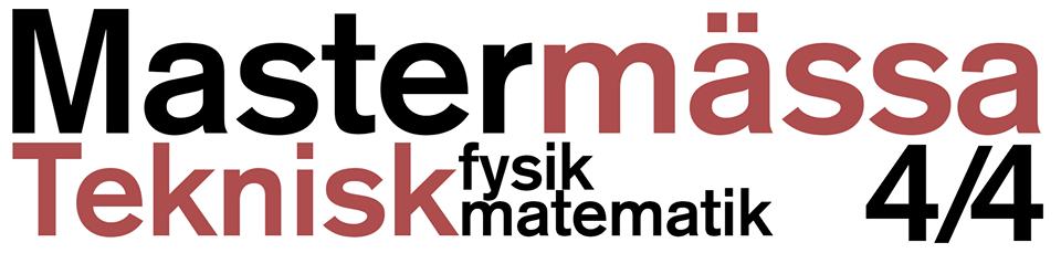 Studienämnden vid fysikteknologsektionen, SNF 16 september 2017 Figur 1: Logotyp för mastermässan 16/17, som var ett lyckat nytt koncept. de.