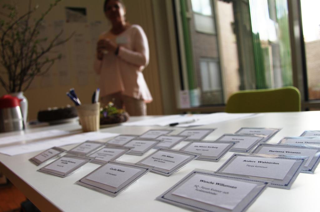 arbetet. Syftet med AIMday är att ge möjlighet för akademiska forskare och organisationer i samhället att knyta kontakter och utbyta kunskap.