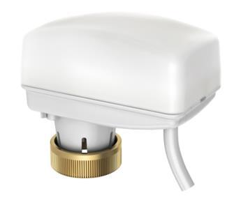 Lyftande ställdon: Små ventilställdon F.2 Motorställdon för små ventiler. För regulatorer med 2/3 punkts utgång eller kontinuerlig utsignal (0 10 V). Till småventiler för t.ex.