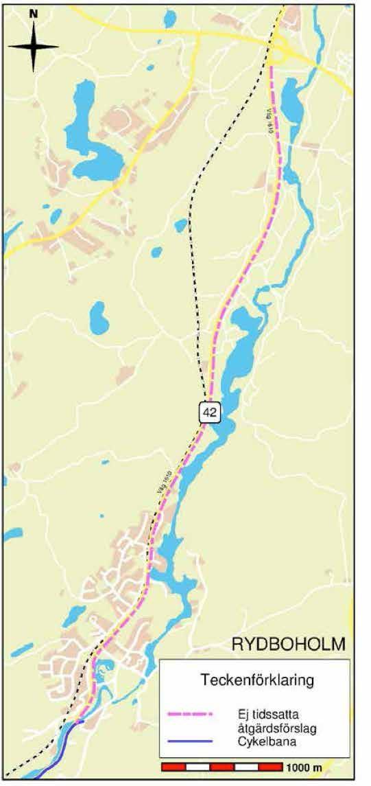 Rydboholm Kartan visar Rydboholm med
