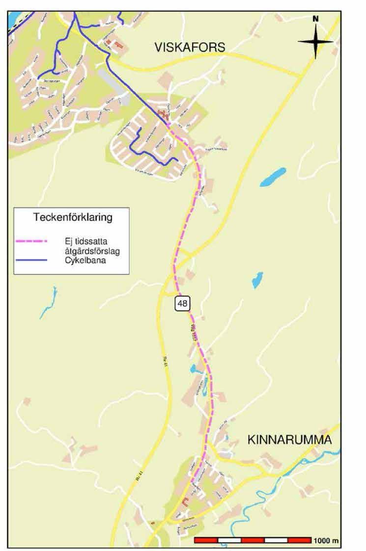 Viskafors och Kinnarumma Kartan visar Viskafors och