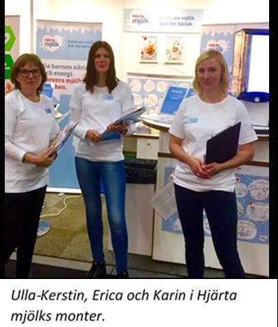 Barn- och hälsovårdssjuksköterskorna var mycket intresserade och hade stor kunskap om mat och mjölk för barn.
