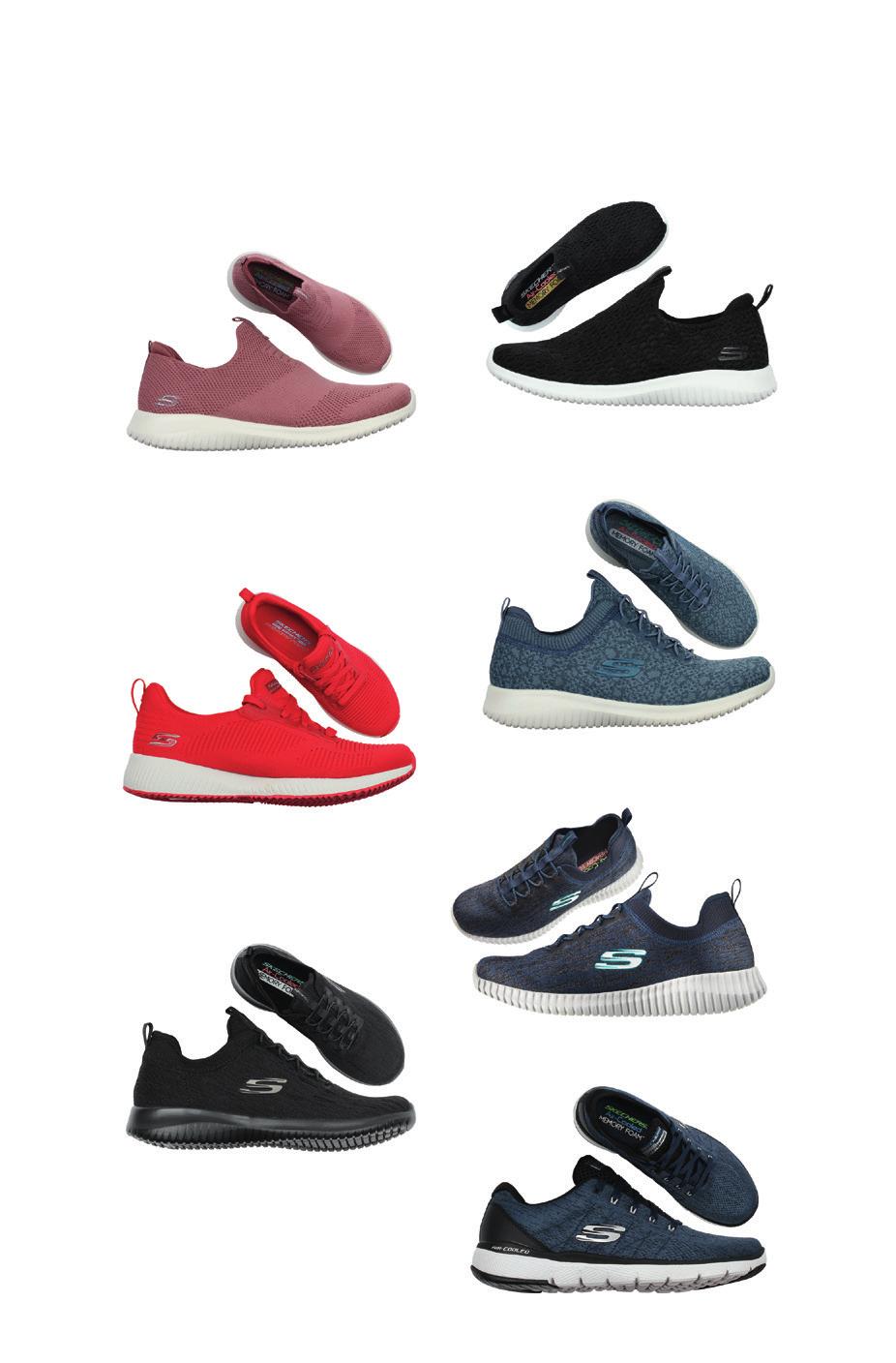 Fin i Skechers.