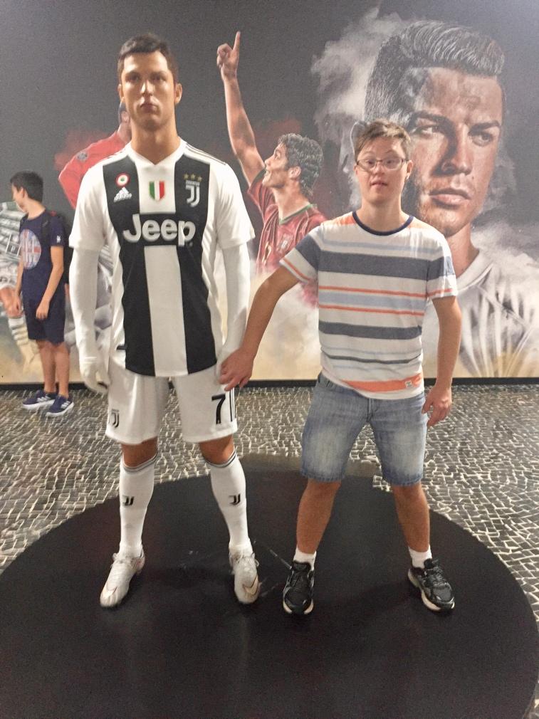 På lördag var det så äntligen dags för en annan höjdpunkt. Besöket på Christiano Ronaldos museum. Han är min stora fotbollsidol!