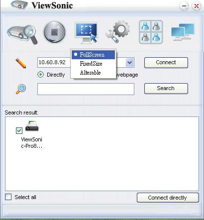 projector. That password should be kept and used next when you try to connect to the same projector.
