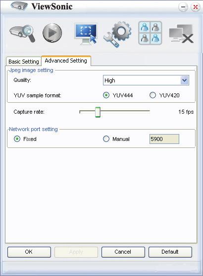 i. To change the vspresenter interface language, click the down arrow to reveal a drop-down list and select a desired language. Click Apply. ii.