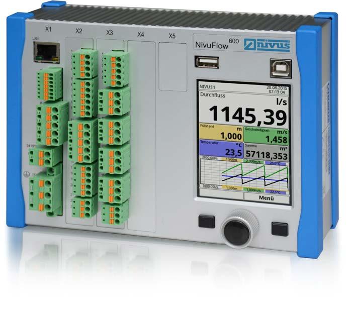 FLÖDE Bruksanvisning Flödesmätare VM9911 NivuFlow 600 Firmware