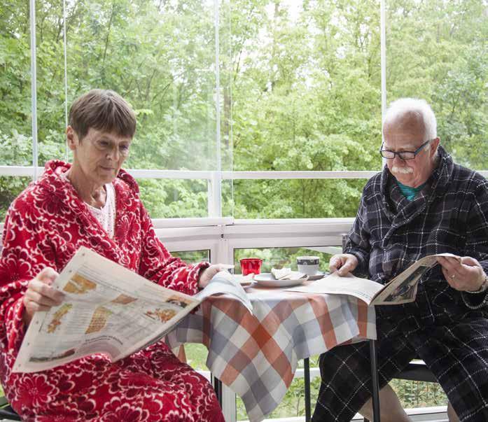 Mats Claudius, arbetschef på Lindstams Bygg: Fastigheterna byggdes under flera år på 60-talet och skiljer sig lite från hus till hus.