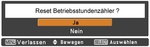 Lüfter Diese Funktion bietet nach dem Ausschalten des Projektors die folgenden Alternativen zum weiteren Betrieb des Kühlgebläses (Seite 20). L1... Normaler Betrieb L2.