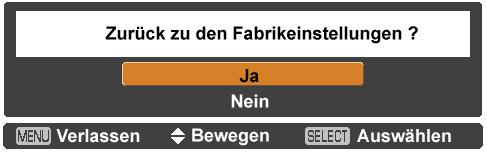 Zähluhr Filter... Zeigt die gesamte Zeit der Timereinstellung zur Filterverwendung an. Timer... Um einen Timer einzustellen, wenn der Projektor die Ablauffrist erreicht, erscheint das Filterwarnsymbol (Abb.