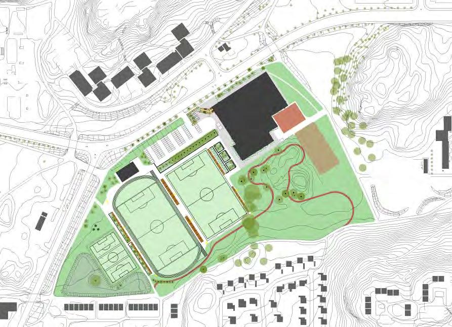 Projekt Vårbergs IP Befintlig idrottsplats som ska utvecklas Samarbete med stadsdelsförvaltningen kring fritidsgård/ mötesplats
