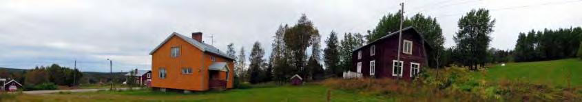 Bostadshus med timring samt åkermark i byn Hålberg