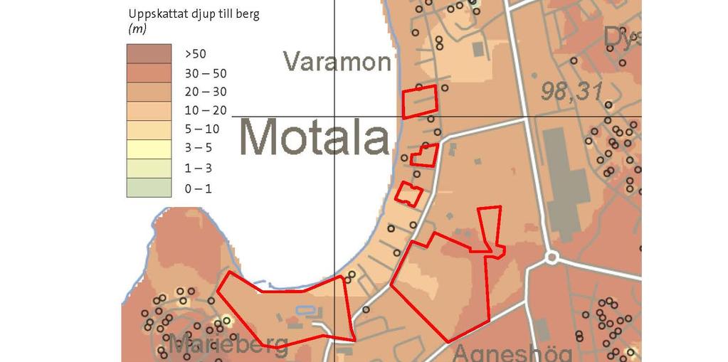 Geotekniska förhållanden En geoteknisk utredning har utförts för planområdet1f5.