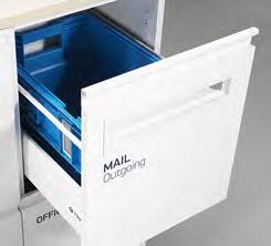 Förvaring Mail CombiLine Sail Mail Postmöbel Design TreCe Platseffektiv postmöbel för den nya tidens postsortering.