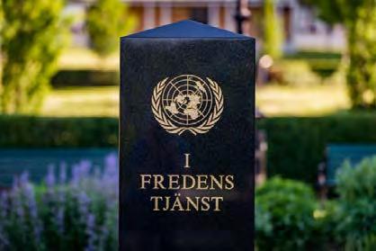 Motion till Regionfullmäktige Gotland Anläggande av minnesmärke för veteraner som gjort fredstjänst utomlands för statens räkning Sedan 2011 hedras de veteraner som för statliga civila och militära